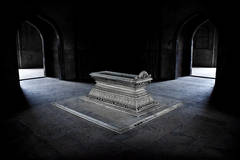 Safdarjung’s Tomb, a garden tomb with a marble mausoleum in New Delhi, India. This photo won the 2012 Wiki Loves Monuments competition. Photo by Pranav Singh, CC BY-SA 3.0